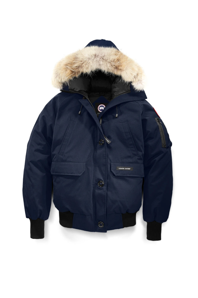 Canada Goose Navy Chilliwack Bomber Women's Winter Hooded Jacket
