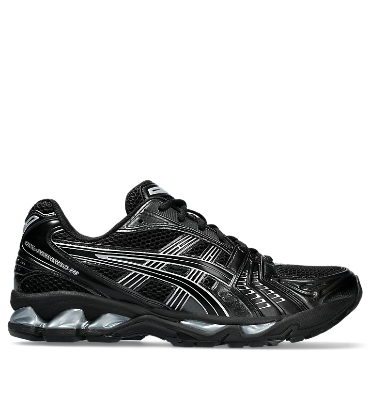Asics Gel Kayano 14 Unisexschuh Schwarz Reinsilber
