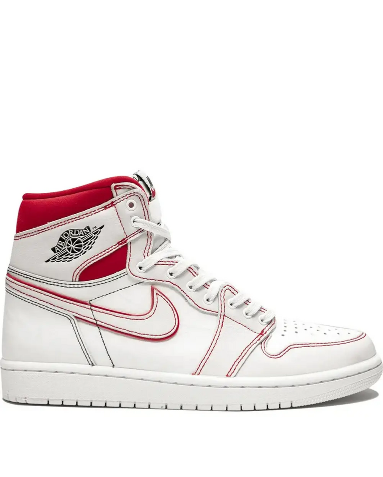 Air Jordan 1 Retro Hi OG Phantom sneakers featuring premium leather and a classic high-top design.