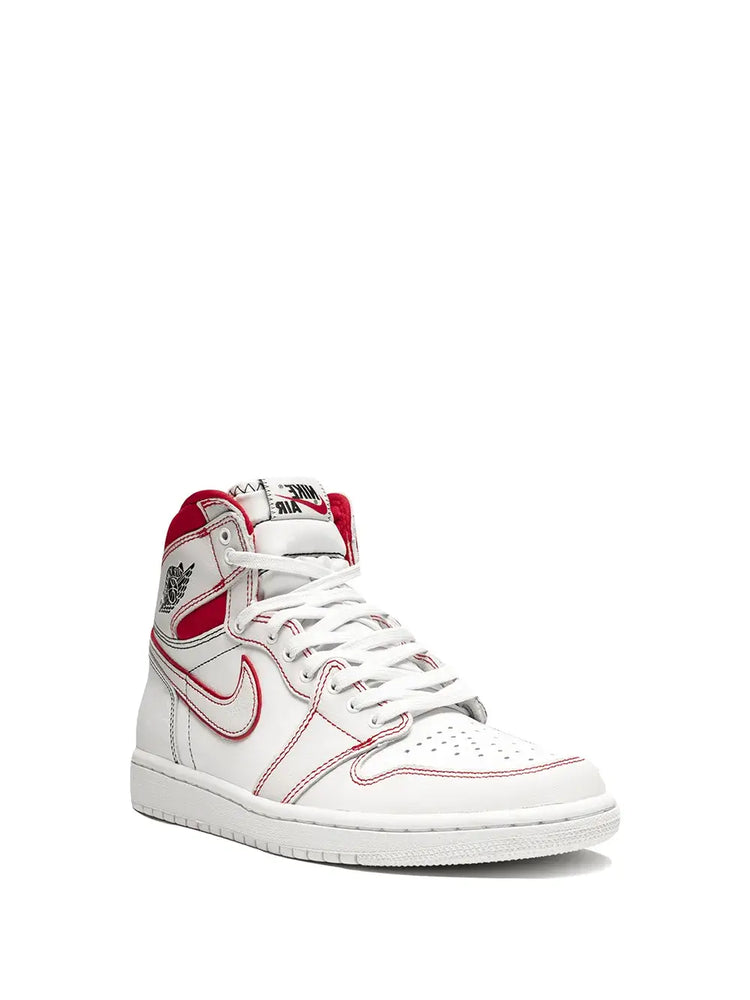 Air Jordan 1 Retro Hi OG Phantom sneakers featuring premium leather and a classic high-top design.