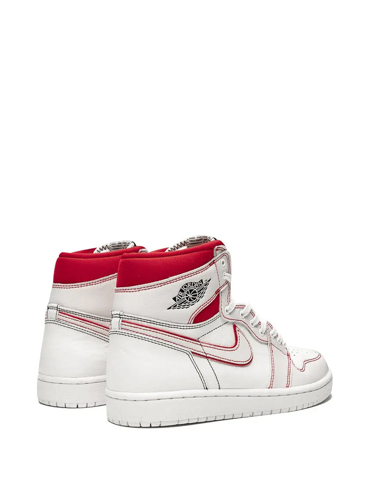 Air Jordan 1 Retro Hi OG Phantom sneakers featuring premium leather and a classic high-top design.