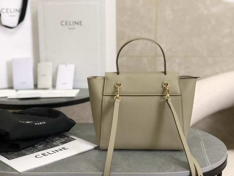 CELINE Pico Belt Bag Medium Leather Handbag