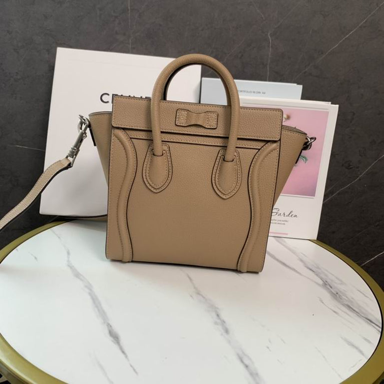 Celine Nano Luggage Soft Calfskin Designer Bag