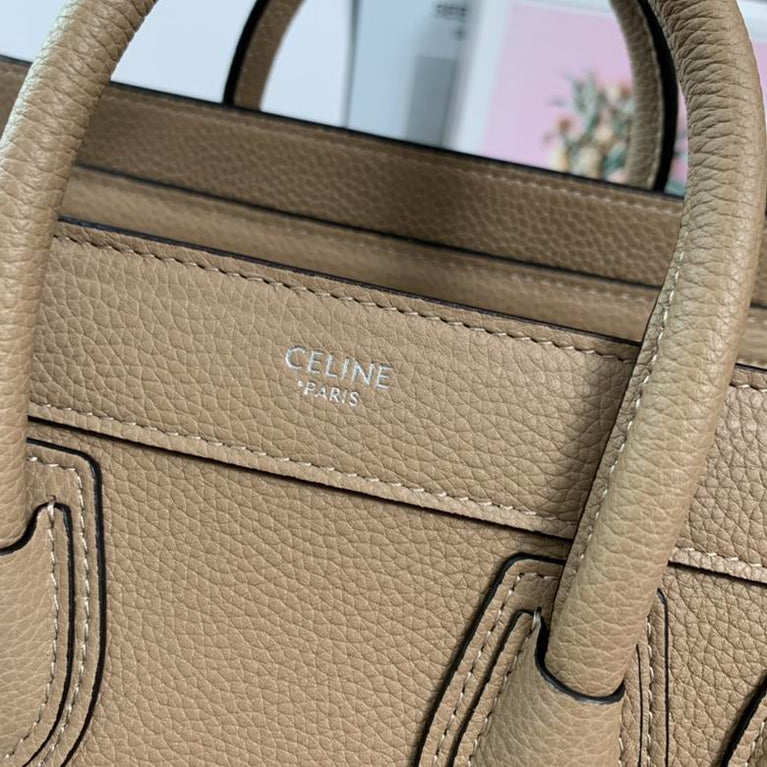 Celine Nano Luggage Soft Calfskin Designer Bag
