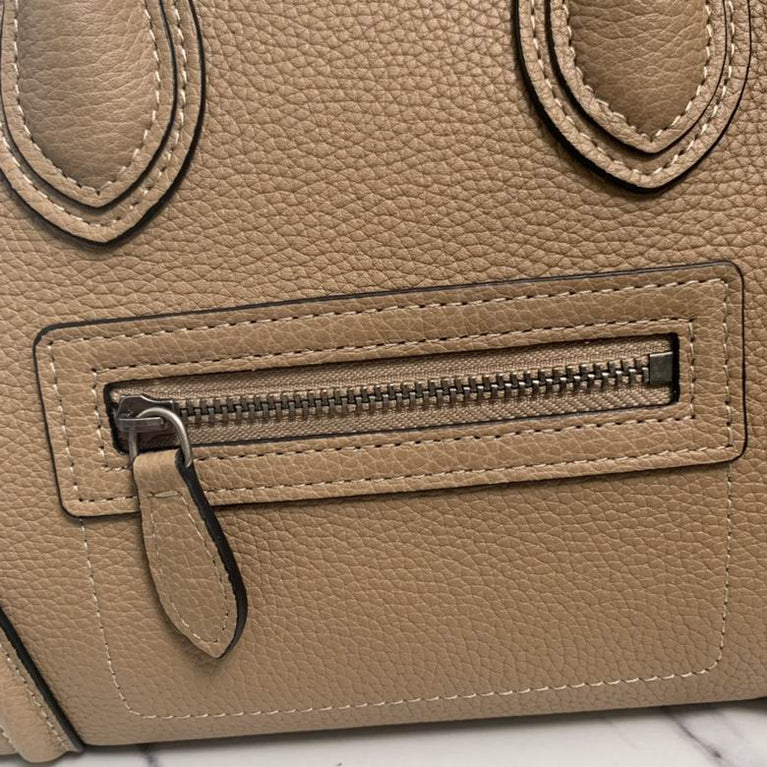 Celine Nano Luggage Soft Calfskin Designer Bag