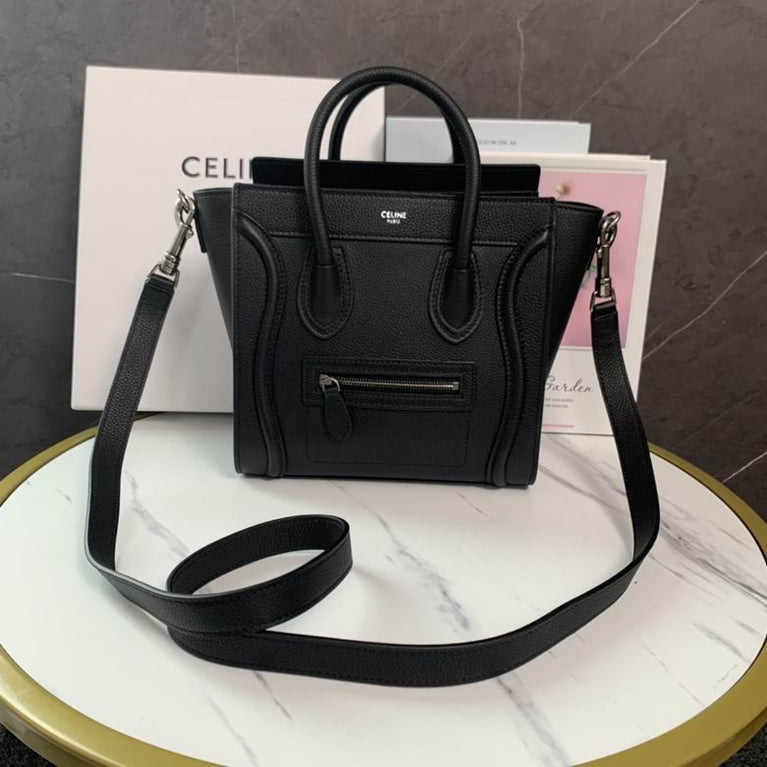 Celine Nano Luggage Soft Calfskin Designer Bag