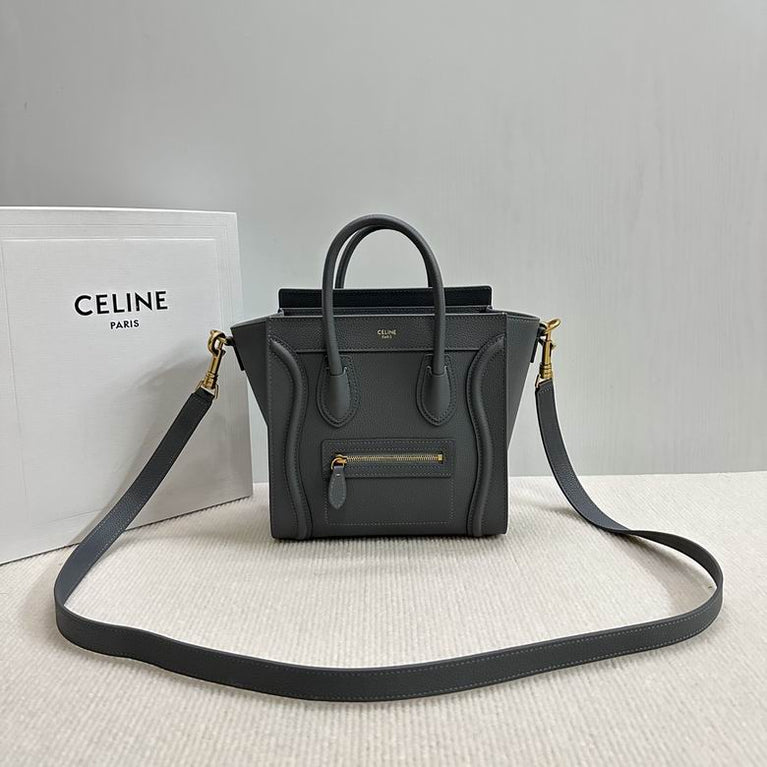 Celine Nano Luggage Soft Calfskin Designer Bag