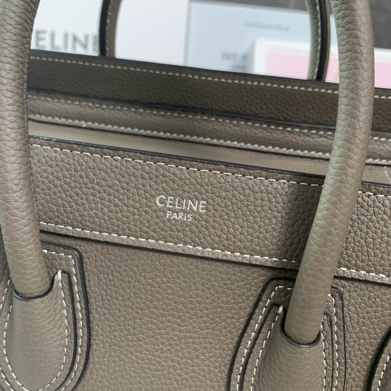 Celine Nano Luggage Soft Calfskin Designer Bag