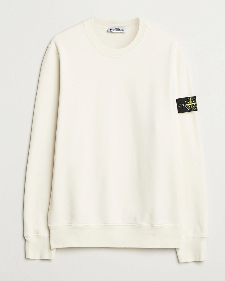Stone Island Garment Dyed Cotton Jersey Sweatshirt