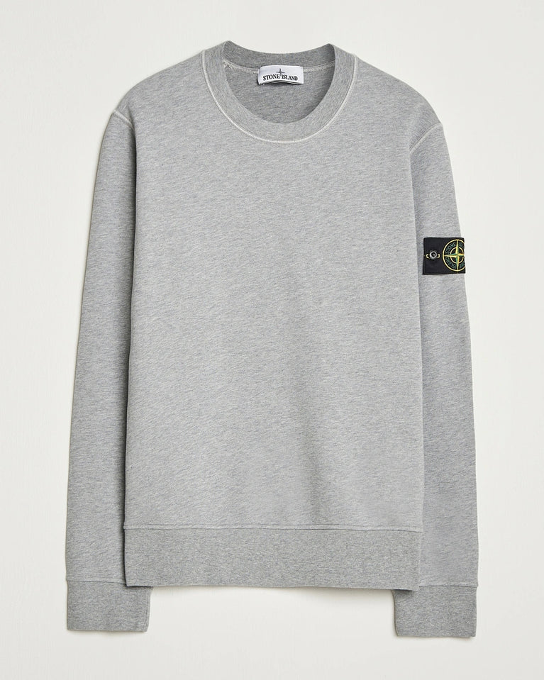Stone Island – Sweatshirt aus stückgefärbtem Baumwolljersey