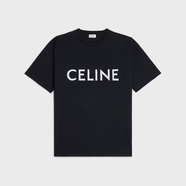 Celine Relaxed T-Shirt aus Baumwolle
