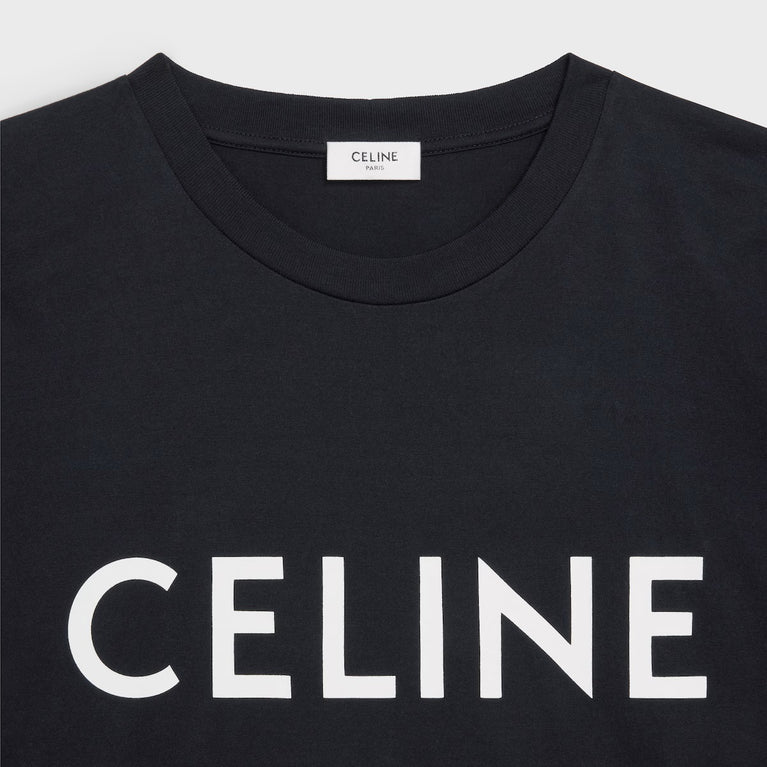 Celine Relaxed T-Shirt aus Baumwolle