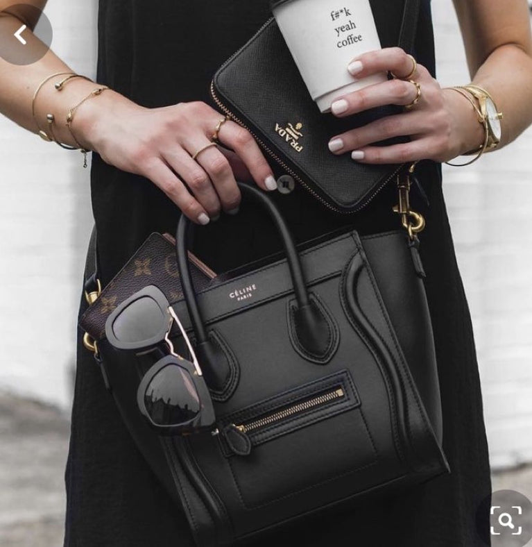 Celine Nano Luggage Soft Calfskin Designer Bag