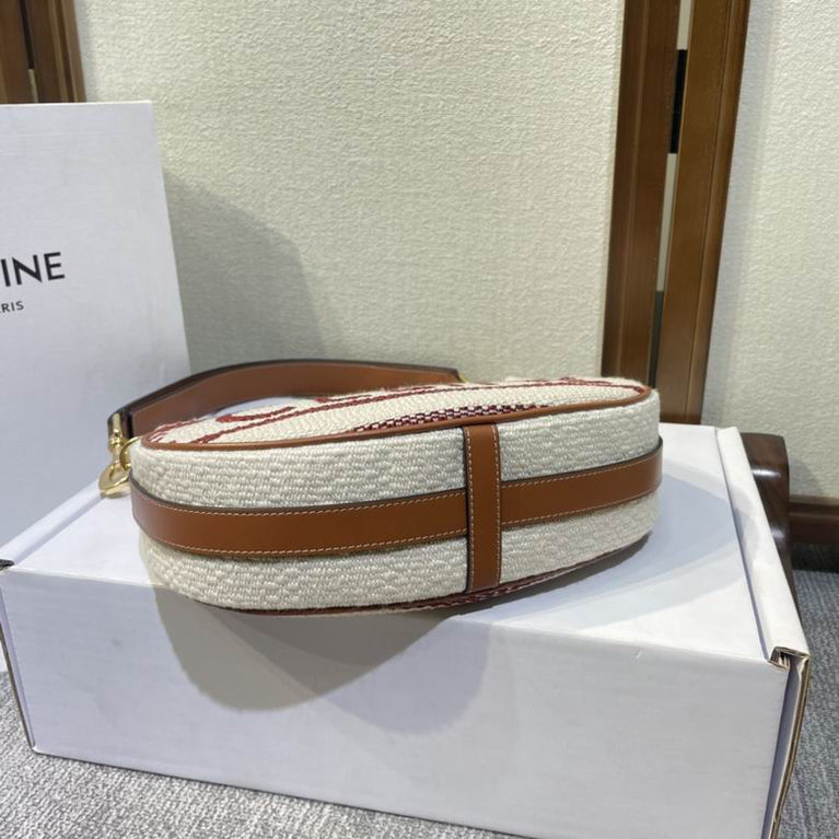 CELINE Textile Medium Ava Schultertasche