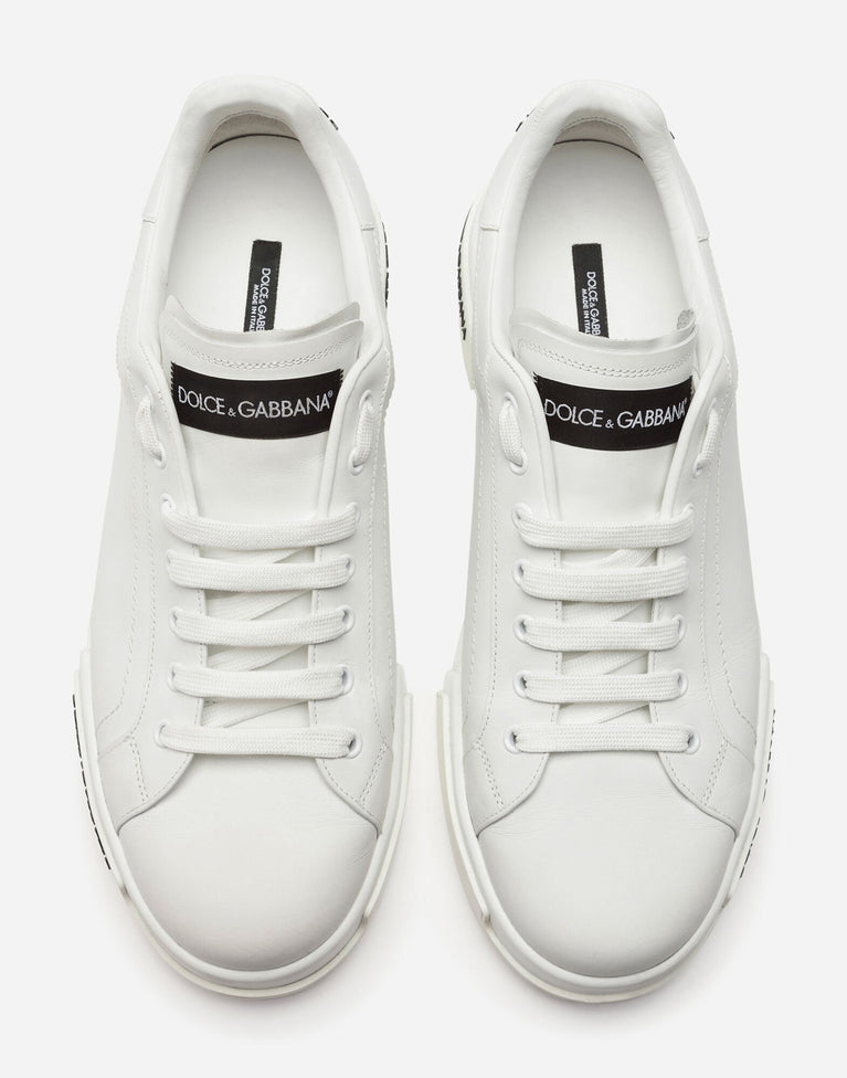 White sneakers with Dolce & Gabbana at Volonka.