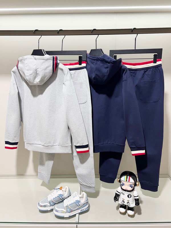 Moncler Cotton Sweatpants & Zip Hoodie Set