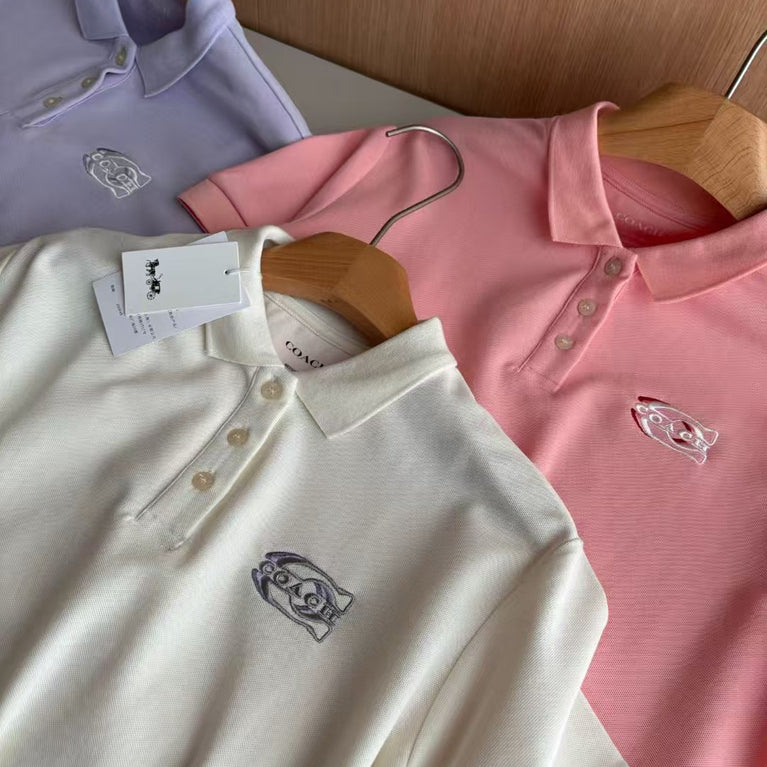 Coach Women's Summery Sports Polo Tshirt