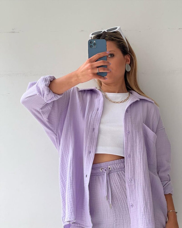 Comfortable colorful summer Two-Piece Set