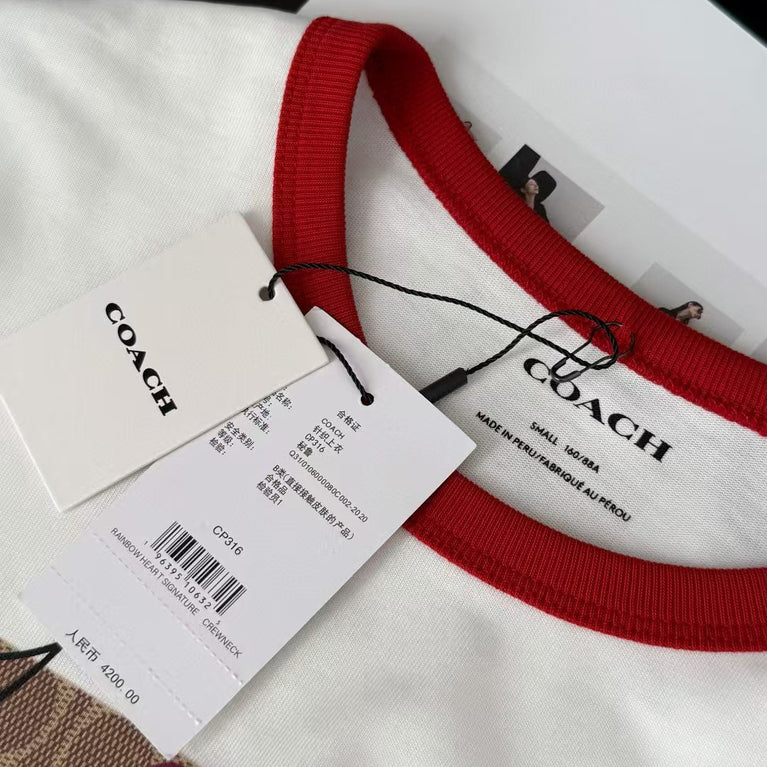 Coach explosive Kirsche Retro-T-Shirt