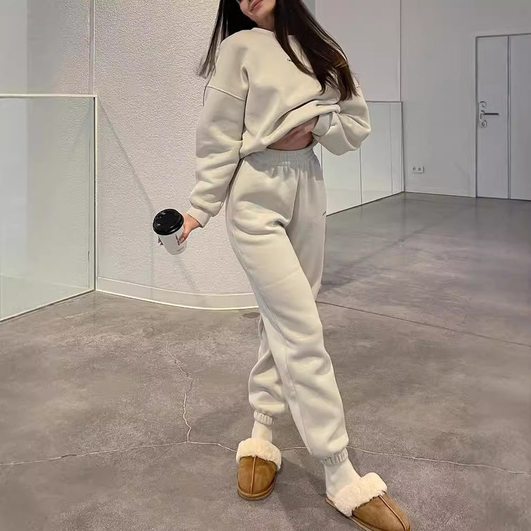 Cozy Temperament Sweatshirt Women's Stylish Loungewear