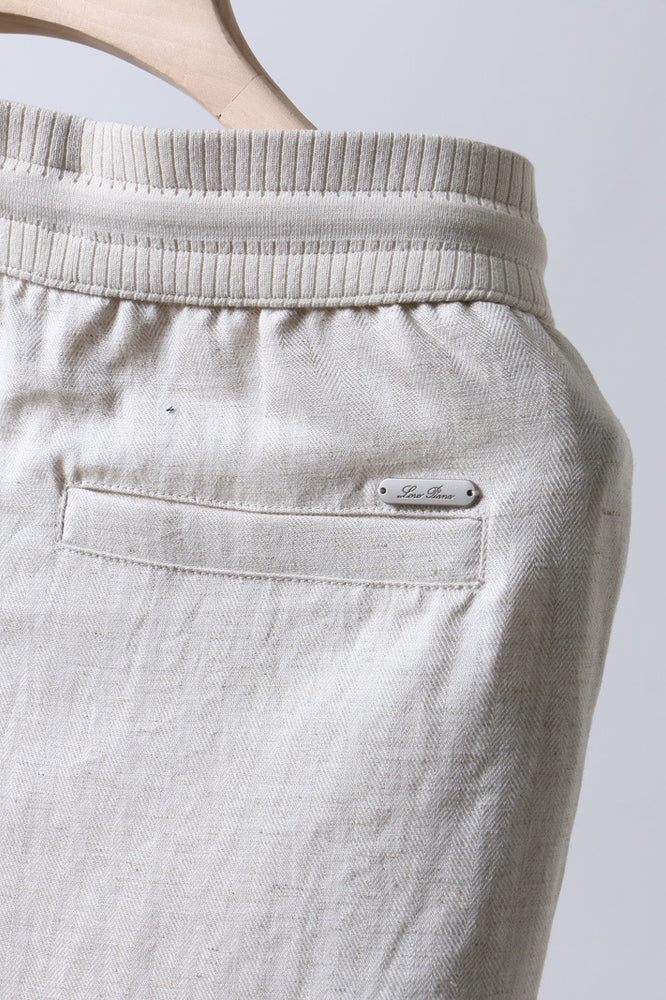 Loro Piana men's Pants Summer Elastic Waist Casual trousers