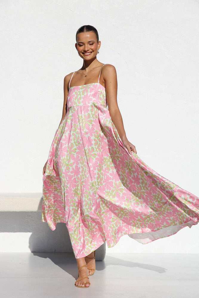 Summer Cute Backless Swing Dresses