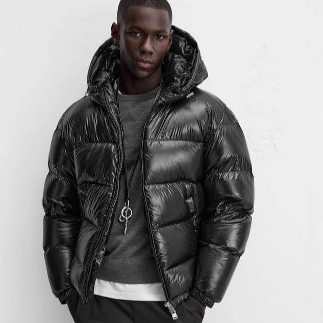 Men's high end sense of cold proof Puffer jacket