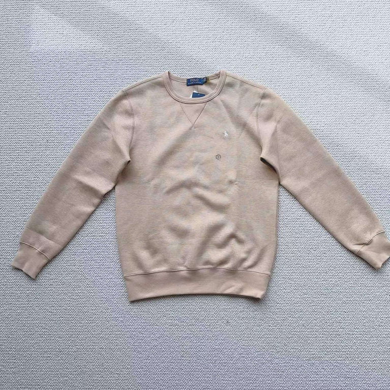Light beige Polo Ralph Lauren crew neck sweatshirt
