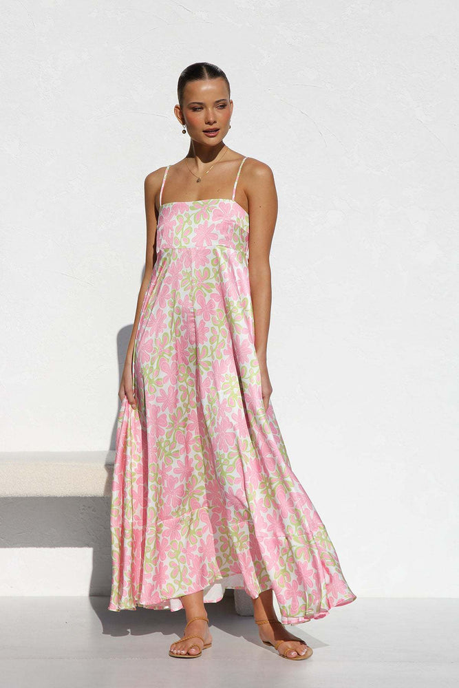 Summer Cute Backless Swing Dresses