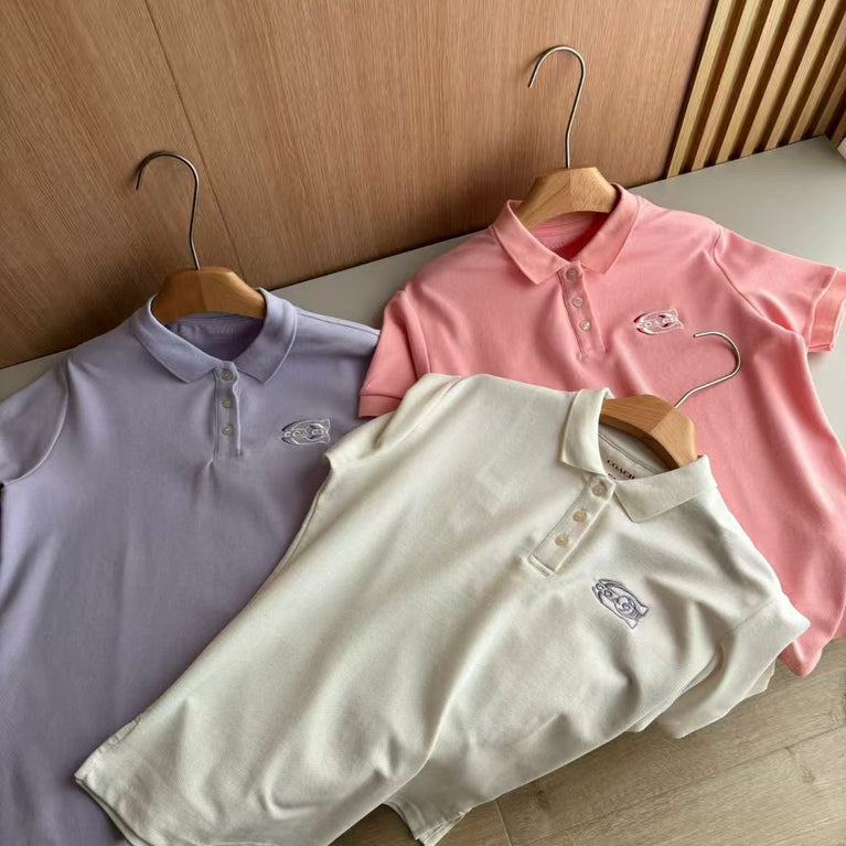 Coach Women's Summery Sports Polo Tshirt