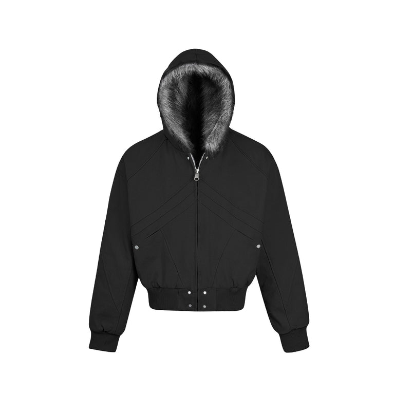 Men's American Vintage Wool Jacket Warm Winter Outerwear