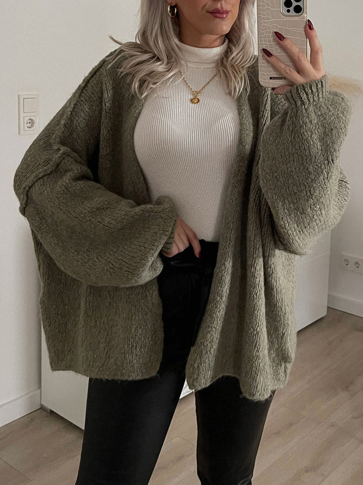 Women's Winter Loose Fit Knitted Cardigan