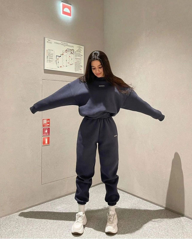 Cozy Temperament Sweatshirt Women's Stylish Loungewear