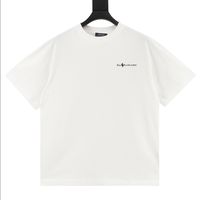 Ralph Lauren Unisex Graphic Logo Tshirt in white at Volonka.
