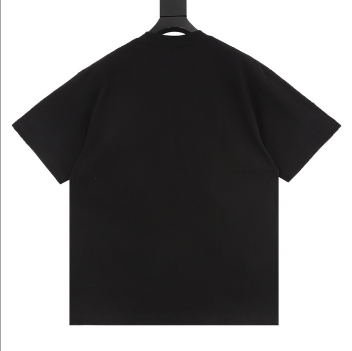 ALO Oil Painting Graffiti Tshirt in black featuring colorful graffiti design at Volonka.