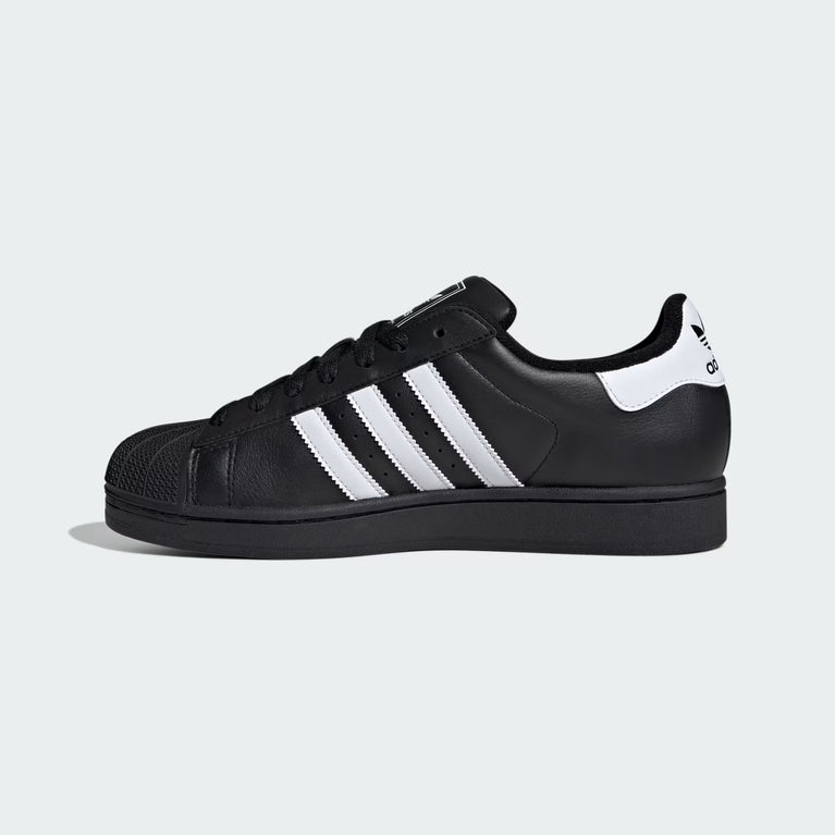Adidas Superstar II Sneaker Black side view showcasing classic black and white design at Volonka.
