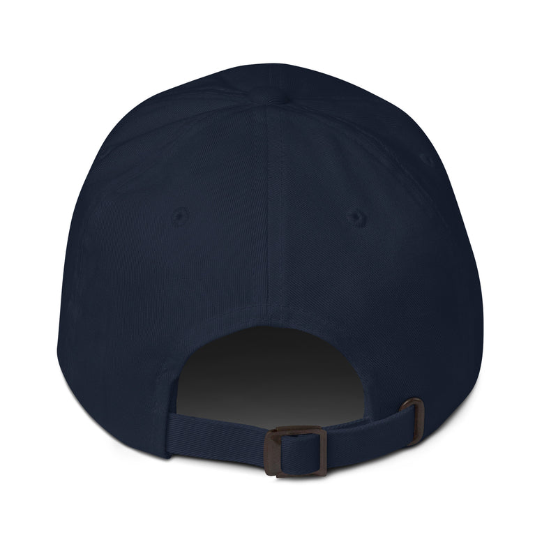 Iran Shiro Khorshid Unisex Hat in Navy with emblem and text, symbolizing cultural pride and style.