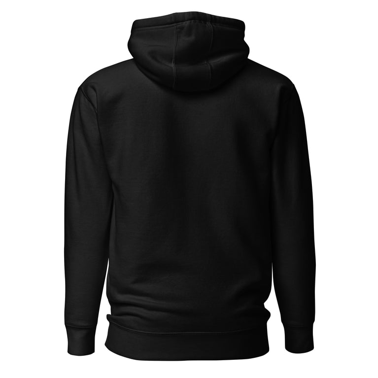 Make Iran Great Again Unisex Hoodie featuring a lion emblem and vibrant colors on a Black.