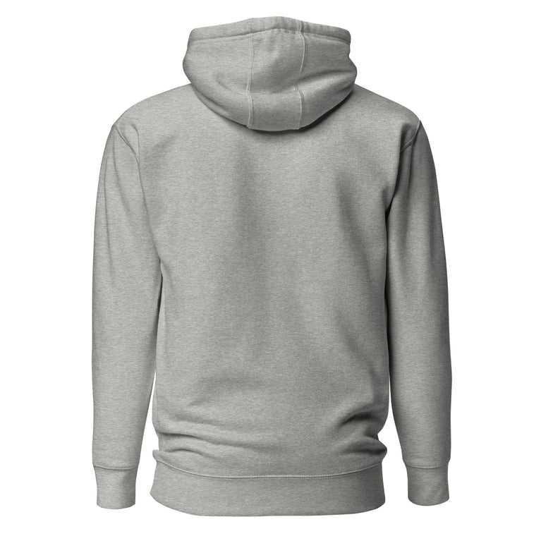 Make Iran Great Again Unisex Hoodie featuring a lion emblem and vibrant colors on a Gray.