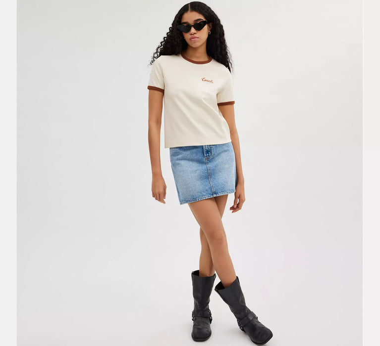 Atmungsaktives Damen-T-Shirt von Coach – ein Must-have!