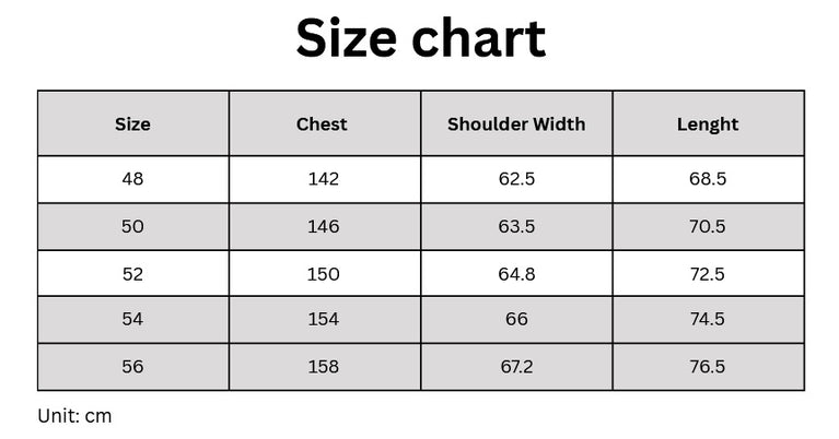 Balenciaga Oversize Puffer Jacket size chart