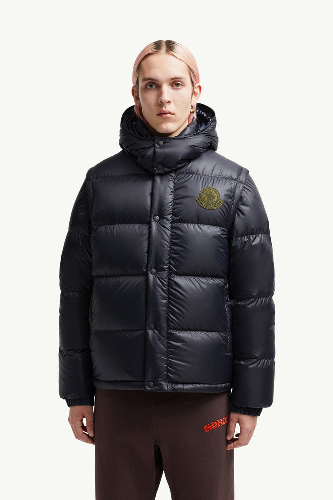 Moncler Cyclone Unisex 2 in 1 Covered Down Jacket
