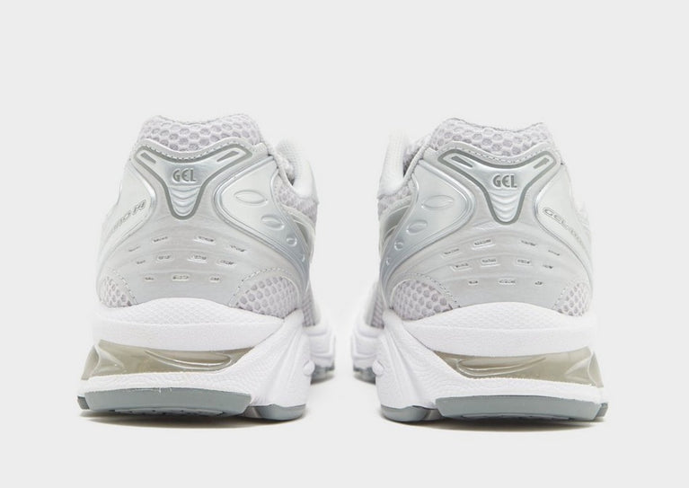 Asics Gel Kayano 14 Unisex White Sneaker, sporty design with breathable mesh and cushioning technology.