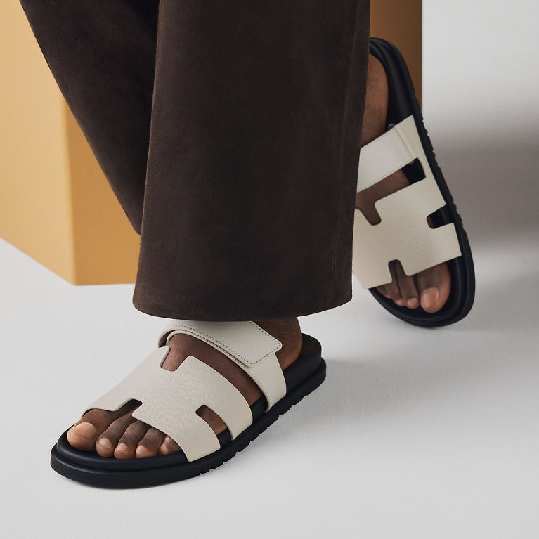 Hermes Herren-Sandalen aus Chypre-Luxusleder