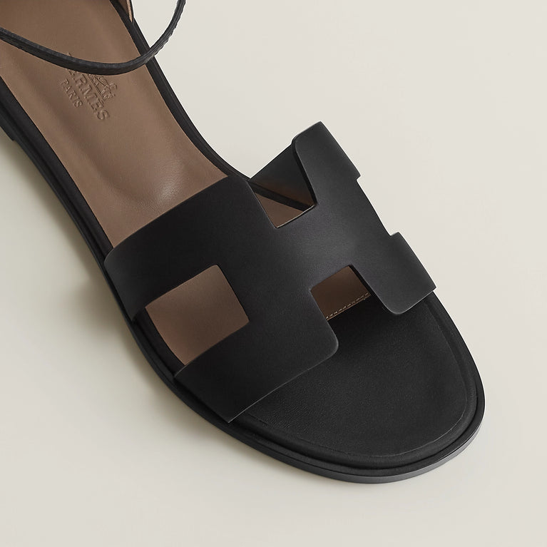 Hermes Damen-Sandalen Santorini, elegant, aus Leder, für den Sommer