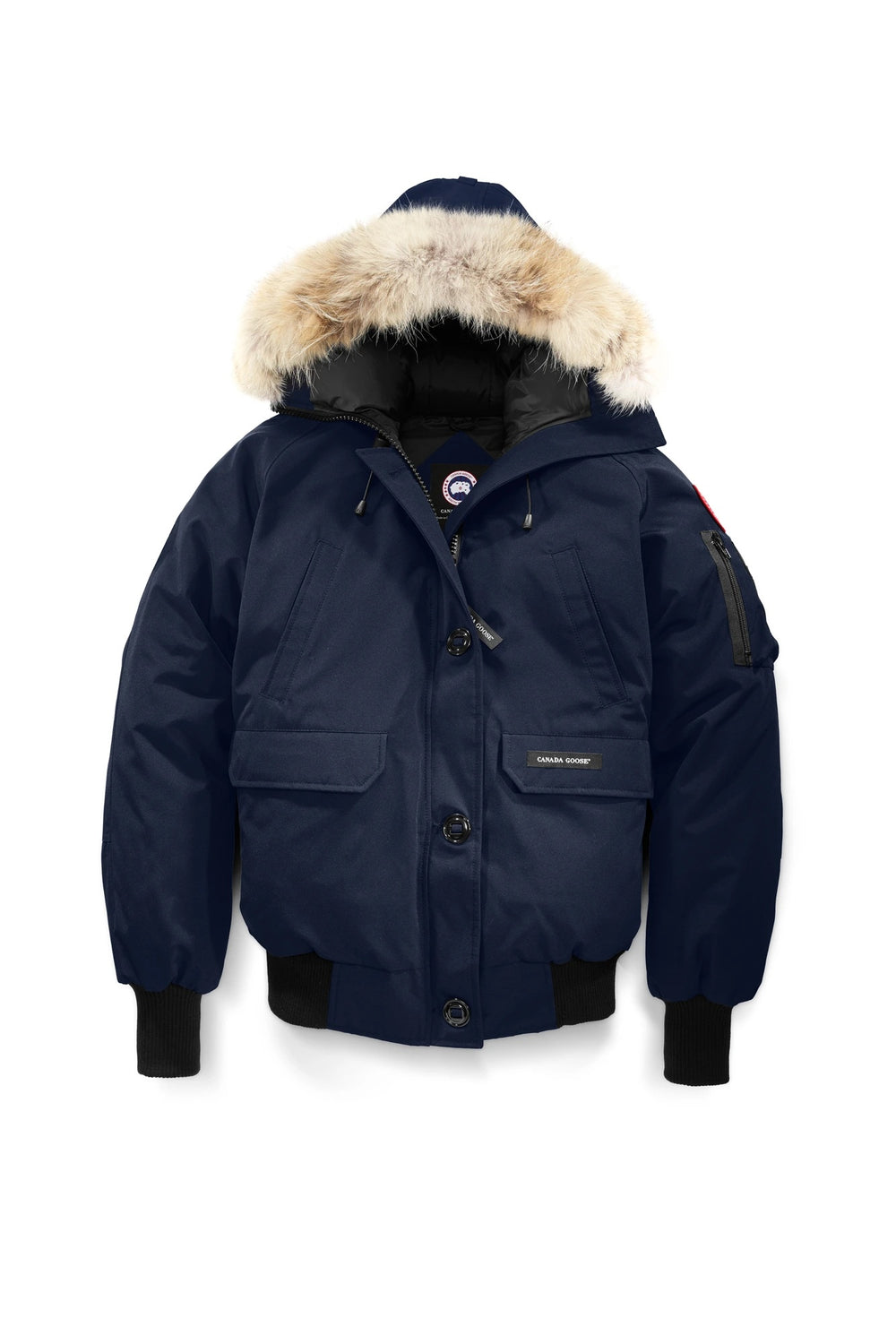 Canada Goose Navy Chilliwack Bomber Women's Winter Hooded Jacket