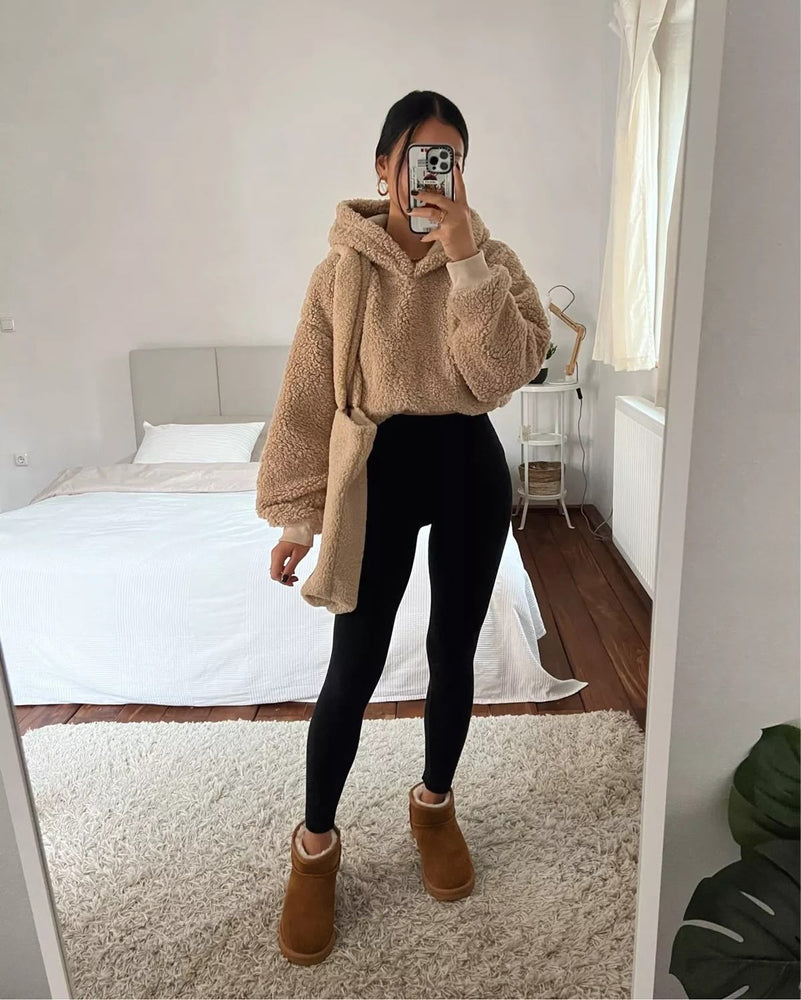 UGG Women's Classic Cozy Sheepskin Mini II Boot