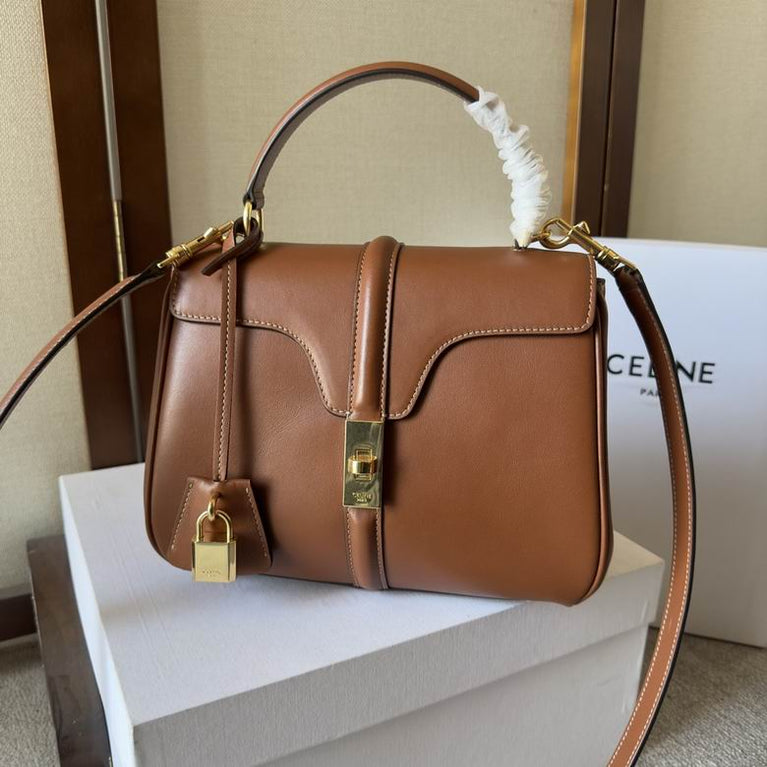 Celine Small 16 Bag in Calfskin Classic Luxury Handbag