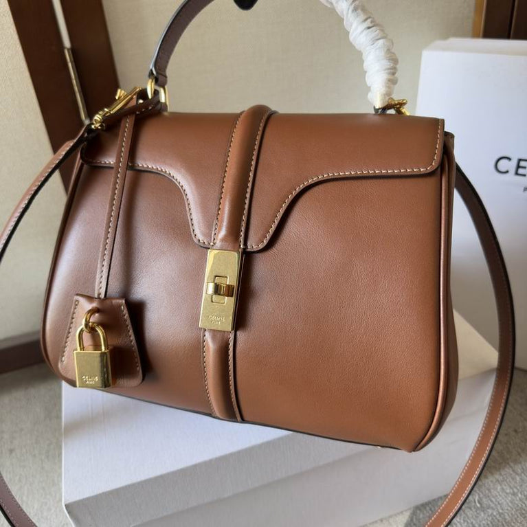 Celine Small 16 Bag in Calfskin Classic Luxury Handbag