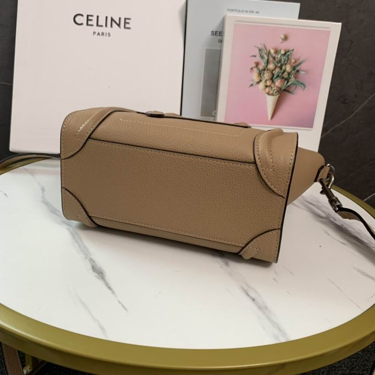 Celine Nano Luggage Soft Calfskin Designer Bag